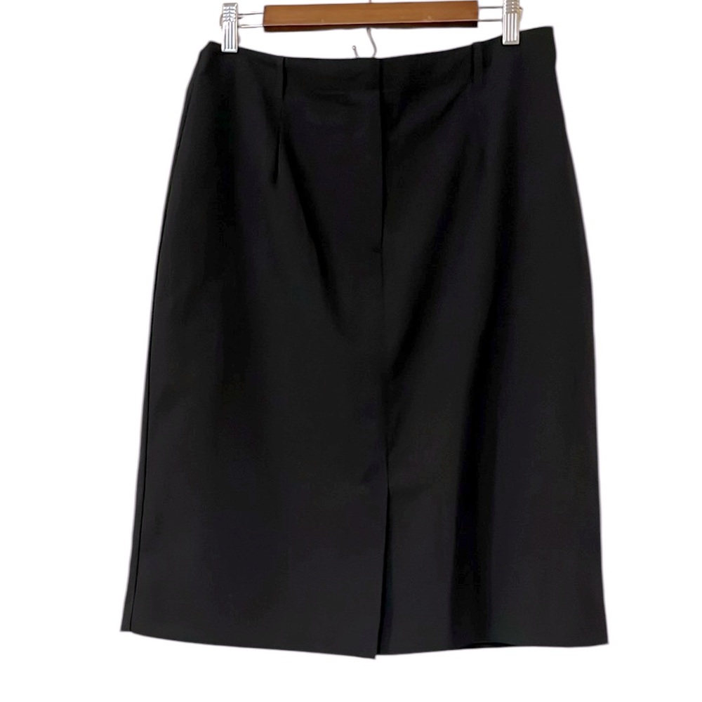 JACLYN SMITH Y2K A-LINE MIDI SKIRT BLACK SIZE 12